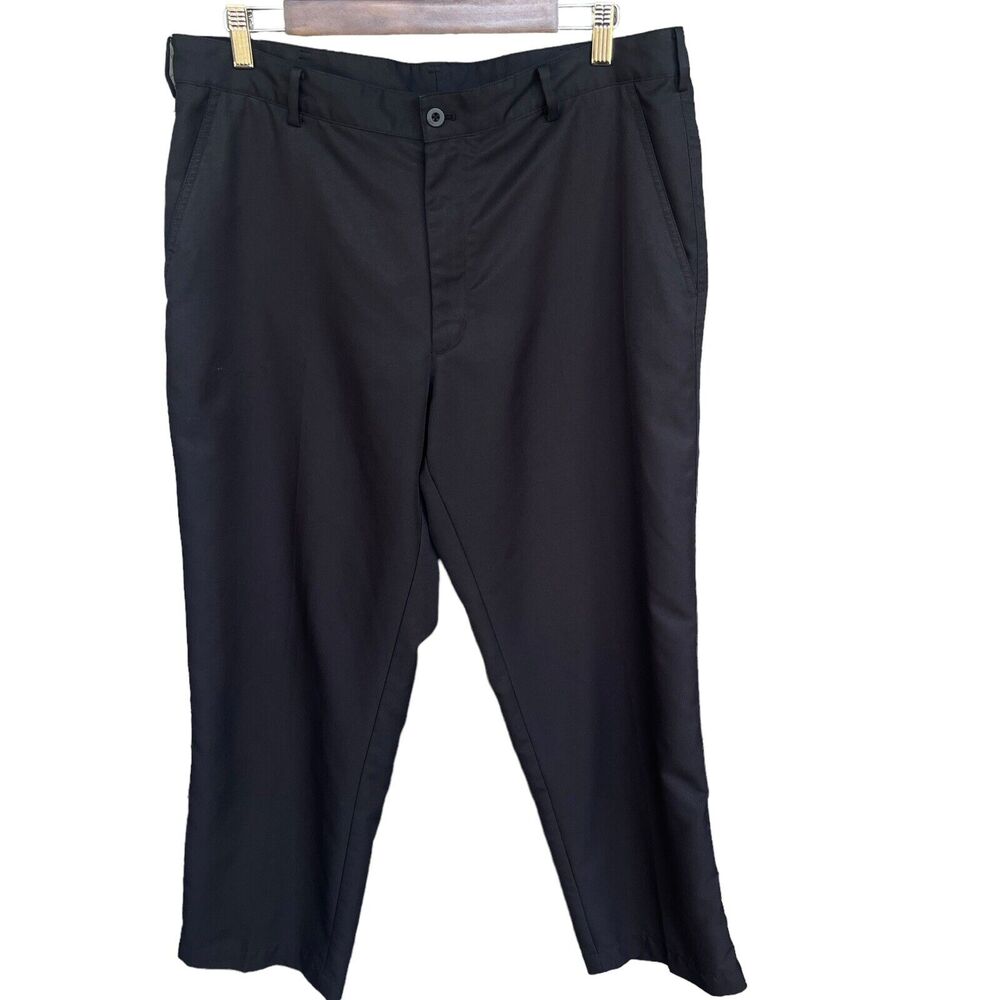 Nike Golf Pants Mens 36x30 Dri-fit Black Activewear Athleisure‎ Casual Swoosh